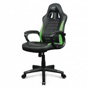 L33T Gaming 160438 Encore Gaming Chair - Green, PU leather, Class-4 Gas-lift, 20&deg; tilt/rock &amp; lock