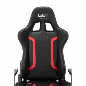 L33T Gaming 160363 Energy Gaming Chair - (PU) RED, PU leather, Class-4 gas cylinder