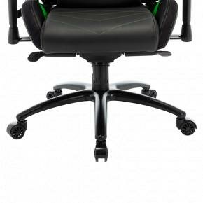 L33T Gaming 160367 Elite V4 Gaming Chair (PU) Black - Green decor, Class-4 gas-lift, Tilt &amp; recline