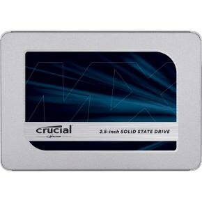 Crucial CT2000MX500SSD1 MX500 Internal SSD w/ 9.5mm adapter, 2TB, 2.5&quot;, SATA3, 560 MB/s, 95000 IOPS