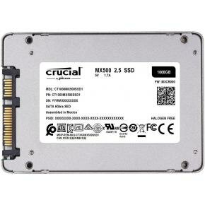 Crucial CT2000MX500SSD1 MX500 Internal SSD w/ 9.5mm adapter, 2TB, 2.5&quot;, SATA3, 560 MB/s, 95000 IOPS