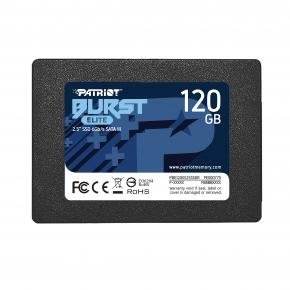 Patriot PBE120GS25SSDR BURST ELITE SSD, 120GB, SATA3, 540 MB/s, Black
