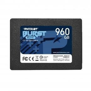 Patriot PBE960GS25SSDR BURST ELITE SSD, 960GB, 2.5&quot;, SATA3, 450MB/s, TRIM