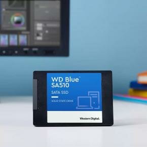 Western Digital WDS250G3B0A BLUE SSD, 250GB, 2.5&quot;, SATA3, 3D, 550/ 440 MB/s, 95000 / 83000 IOPS