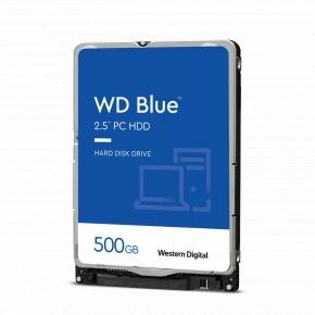 Western Digital WD5000LPZX Blue Mobile hard drive, 500GB, 2.5", SATA3, 5400 RPM, 128MB