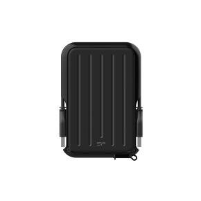 Silicon Power SP010TBPHD66SS3K Armor A66 portable HDD, 1 TB, USB 3.2 Gen 1, Black