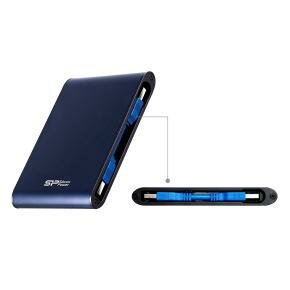 Silicon Power SP010TBPHDA80S3B Armor A80 portable HDD, 1 TB, 2.5&quot;, USB 3.2 Gen 1, Blue