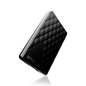 Silicon Power SP010TBPHDD06S3K Diamond D06 portable HDD, 1 TB, 2.5&quot;, USB 3.2 Gen 1, Black