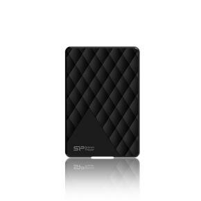 Silicon Power SP010TBPHDD06S3K Diamond D06 portable HDD, 1 TB, 2.5&quot;, USB 3.2 Gen 1, Black