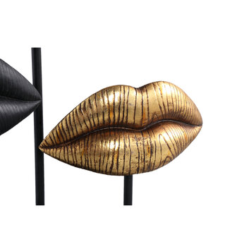Sculptuur 'Lips' 3 kleuren 40cm