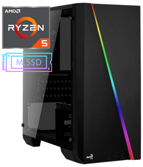 IXPC MediaPC AMD Ryzen 5 5500 - 16GB - 500GB M.2 SSD NVIDIA GT710 