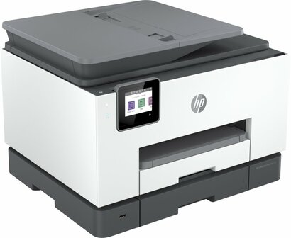 HP OfficeJet Pro 9022e All-in-One-printer, Printen, kopi&euml;ren, scannen, faxen, Automatische invoer voor 35 vellen; Printen via USB-poort aan voorzijde; Scannen naar e-mail; Dubbelzijdig printen