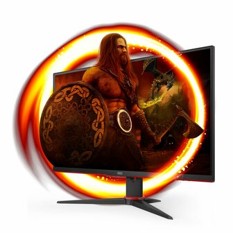 AOC 27G2SAE/BK computer monitor 68,6 cm (27&quot;) 1920 x 1080 Pixels Full HD LED Zwart, Rood