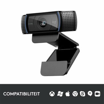 Logitech C920 HD | 1080p 30FPS USB Webcam Met Microfoon