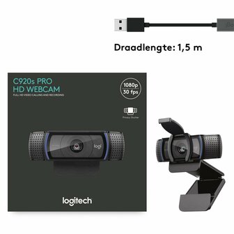 Logitech C920s webcam