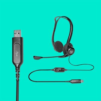 Logitech H960 | Bedraade On-ear Headset USB-A | Zwart