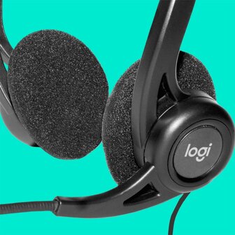 Logitech H960 | Bedraade On-ear Headset USB-A | Zwart