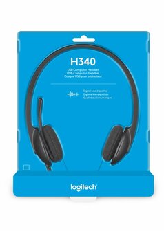 Logitech H340 USB Computer Headset Met digitale audio