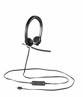 Logitech H650E | Bedraade On-ear Headset USB-A | Zwart