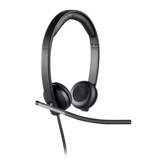 Logitech H650E | Bedraade On-ear Headset USB-A | Zwart