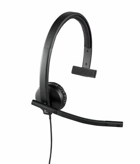 Logitech H570e | Bedraade On-ear Mono Headset | USB-A | Zwart