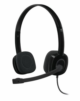 Logitech H151 Stereo Headset voor meerdere apparaten met bediening op de draad