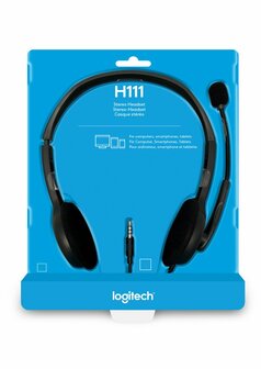 Logitech H111 Headset Hoofdband 3,5mm-connector Grijs