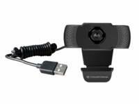 Conceptronic AMDIS webcam 2 MP 1920 x 1080 Pixels USB 2.0 Zwart