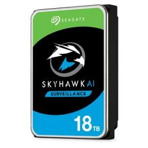 Seagate ST18000VE002 SkyHawk AI Surveillance HDD, 3.5&quot;, 18000 GB, SATA3, 7200 RPM, 260 MB/s