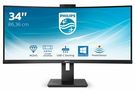 Philips P Line 346P1CRH/00 34&quot; | 3440x1440 VA | 100Hz | Ultrawide Monitor