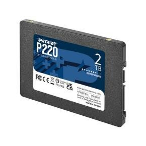 Patriot P220S2TB25P220 SSD, 2TB, 2.5 inch, SATA3, 550/ 500 MB/s, Black