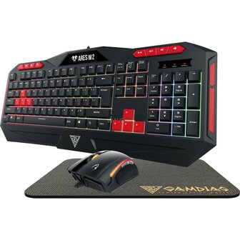 GAMDIAS ARES M2 3 in 1 Gaming Combo, muis en toetsenbord