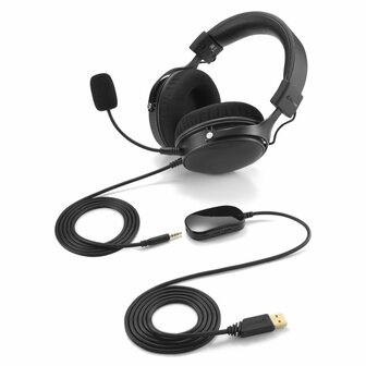 Sharkoon B2 | On-Ear Gaming Headset 3,5mm Connector | Zwart