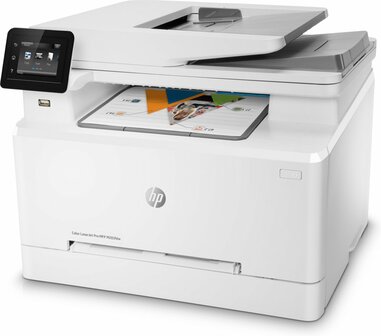 HP Color LaserJet Pro MFP M283fdw, Printen, kopi&euml;ren, scannen, faxen, Printen via USB-poort aan voorzijde; Scannen naar e-mail; Dubbelzijdig printen; ADF voor 50 vel ongekruld