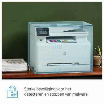 HP Color LaserJet Pro MFP M283fdw, Printen, kopi&euml;ren, scannen, faxen, Printen via USB-poort aan voorzijde; Scannen naar e-mail; Dubbelzijdig printen; ADF voor 50 vel ongekruld