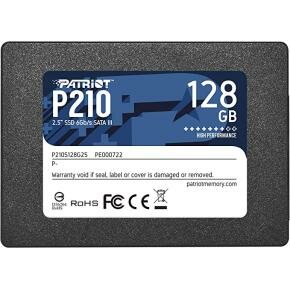 Patriot P210S128G25 P210 SSD, 128GB, 2.5", SATA3, 6 Gbps, TRIM, SMART, 450/ 350 MB/s, 30K IOPS