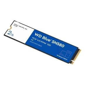 Western Digital WDS200T3B0E SN580 WD Blue SSD, 2 TB, M.2 NVMe, PCIe Gen 4x4, 4150 MB/s