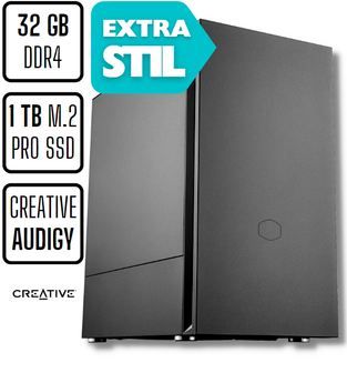 AUDIOPRO Intel Core i7 13700 PC 32GB DDR4 1TB PRO SSD M.2 Creative Audigy RX