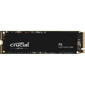 Crucial CT1000P3SSD8 P3 SSD, 1 TB, M.2, PCIe 3.0 NVMe, 3D NAND, 3500/ 3000 MB/s, Black