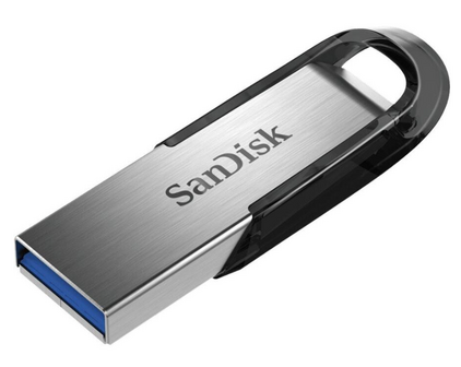 USB-Stick 64GB SanDisk Ultra Flair USB 3.0 zwart