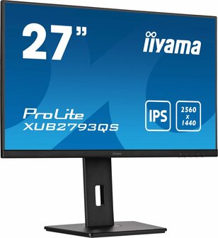 iiyama ProLite XUB2793QS-B1 computer monitor 68,6 cm (27&quot;) 2560 x 1440 Pixels Wide Quad HD LED Zwart