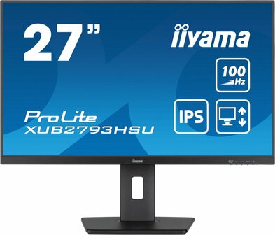 iiyama ProLite computer monitor 68,6 cm (27&quot;) 1920 x 1080 Pixels Full HD LED Zwart