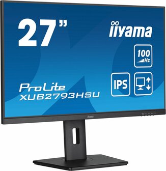 iiyama ProLite computer monitor 68,6 cm (27&quot;) 1920 x 1080 Pixels Full HD LED Zwart