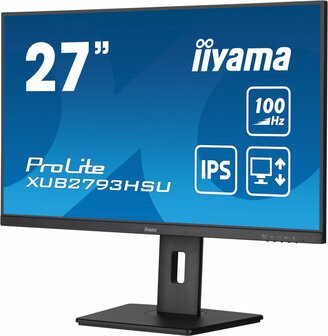 iiyama ProLite computer monitor 68,6 cm (27&quot;) 1920 x 1080 Pixels Full HD LED Zwart