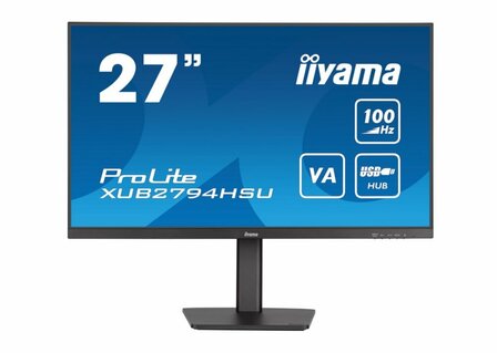 iiyama ProLite XUB2794HSU-B6 computer monitor 68,6 cm (27&quot;) 1920 x 1080 Pixels Full HD Zwart