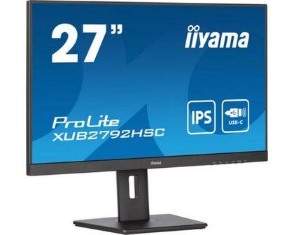 iiyama ProLite XUB2792HSC-B5 LED display 68,6 cm (27&quot;) 1920 x 1080 Pixels Full HD Zwart