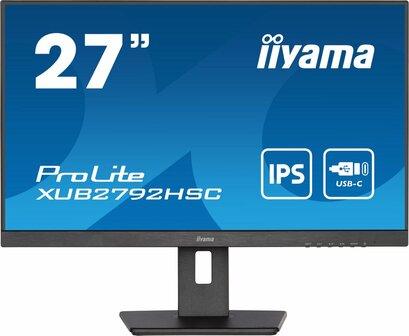 iiyama ProLite XUB2792HSC-B5 LED display 68,6 cm (27&quot;) 1920 x 1080 Pixels Full HD Zwart