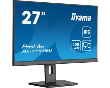 iiyama XUB2792HSU-B6 computer monitor 68,6 cm (27&quot;) 1920 x 1080 Pixels Full HD LED Zwart