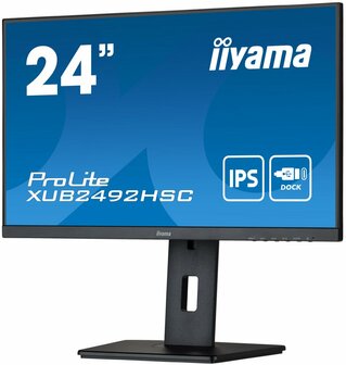 iiyama ProLite XUB2492HSC-B5 LED display 61 cm (24&quot;) 1920 x 1080 Pixels Full HD Zwart