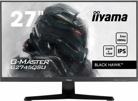 iiyama G-MASTER G2745QSU-B1 computer monitor 68,6 cm (27&quot;) 2560 x 1440 Pixels Dual WQHD LED Zwart